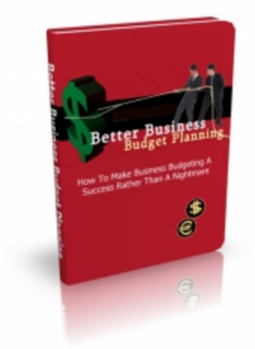 Product picture Better Business Budget Planning 